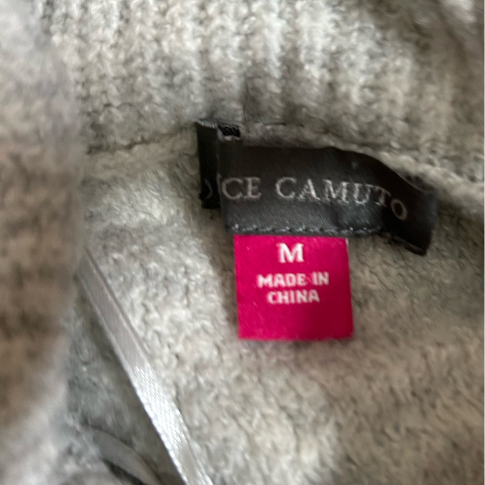Vince Camuto Light Gray Cowl Neck Sweater - Picture 3 of 3